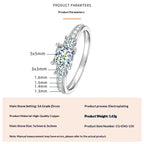 Fashionable, Light-luxury, Versatile, Niche Ring Featuring Faux Moissanite With A Four-prong Zircon Setting And Electroplated Finish