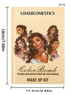 UDAER Beauty Color Bomb 63-Color Makeup Kit - Multi-Function Eyeshadow, Blush, Highlighter & Contour Palette