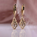 Geometric Rhinestone Earrings Fashion Simple Zircon Earring Women's Jewelry