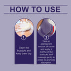 OceAura Hip Care Cream Lightens Wrinkles, Softens, Improves Hip Elasticity, Moisturizes And Nourishes Hip Massage