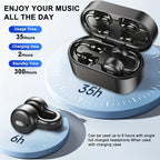 Wireless Open-back Headphones, Bluetooth Clip-on Earbuds, Sports Headphones, Ultra-lono Battery Life, Unisex, Suitable For Everyday Wear, Christmas Gift, Birthday Gift.