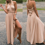Women's Sexy Long Party Dress Club Floor-Length Summer Backless Bandage Maxi Dress Multiway Bridesmaids Boho Women Dress Vestidos