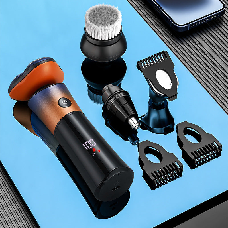 Color Matching Multi functional Shaving Fully Washable Intelligent 3D Floating Magnetic Suction Shaver