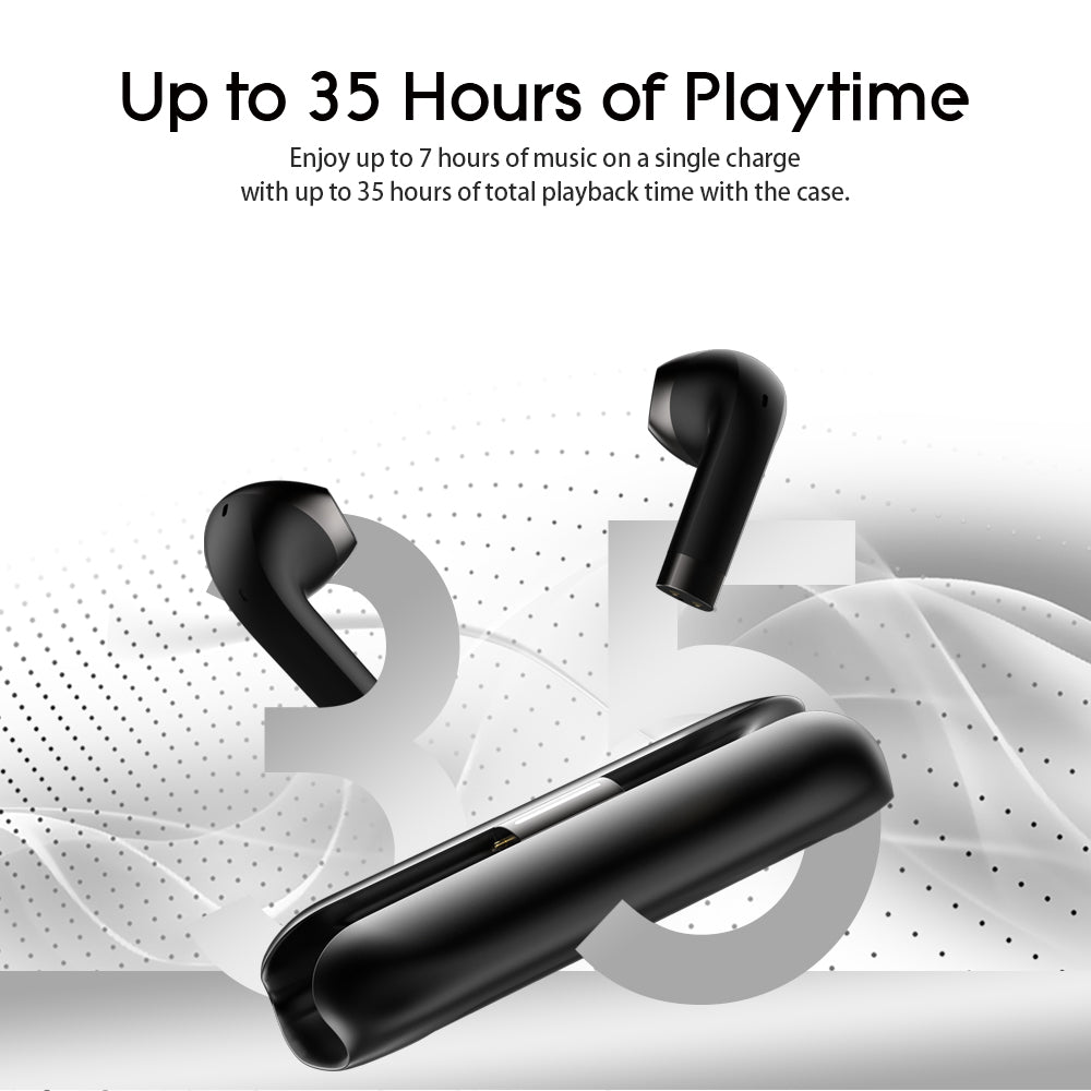 Bluetooth Headset - High Sound Quality Wireless Binaural Mini In-ear Sports Noise Cancellation