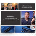 Bluetooth Headset - High Sound Quality Wireless Binaural Mini In-ear Sports Noise Cancellation