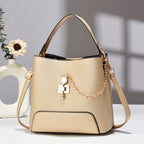 Classy Bucket Bag - Women Pu Leather Shoulder Women Bag Handbag Stylish Women Sling Bag Shoulder Ladies
