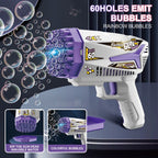 60-hole Bubble Gun - Purple