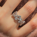 Geometric Circular Ring For Women With A Designer Aesthetic