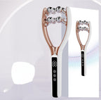 Home V-Roller EMS Microcurrent Electric Smart Red And Blue Dual-Wave Roller Massager Face Slimming Instrument Ems Micro Current Lifting Tightening