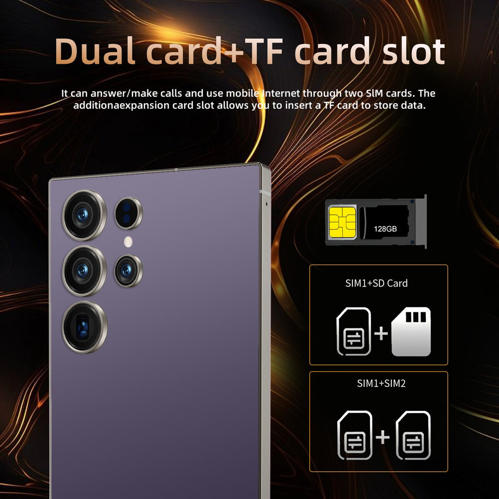 C25 Unlocked Phone Smartphone 8GB 256GB Android14.0 6800mAh 6.8inch 5G