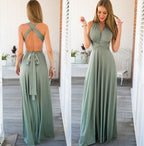 Women's Sexy Long Party Dress Club Floor-Length Summer Backless Bandage Maxi Dress Multiway Bridesmaids Boho Women Dress Vestidos