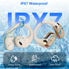 1 Set Wireless V5.4 Open Ear Earbuds With Earhook LED Display Charging Case IPX5 Waterproof 300Hrs Standby Time Touch Control Stereo Sport Headphones For Workout Running