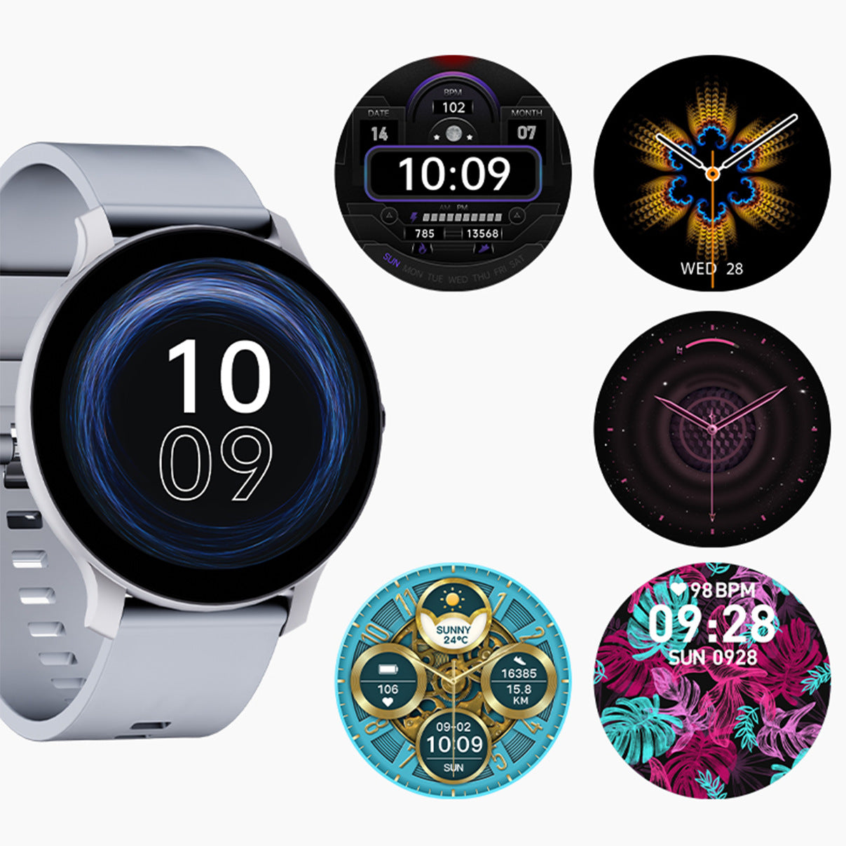 Blood Pressure & Blood Oxygen Health Detection Smart Watch