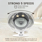 Baby Swing For Infants With Motion Detection, Electric Baby Swing With 3 Swing Modes, 12 Lullabies  5-Speeds