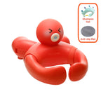 MiniJones Baby Bath Stand Suction Cup Wall-Mounted Adjustable Width Portable Standing Shower Holder