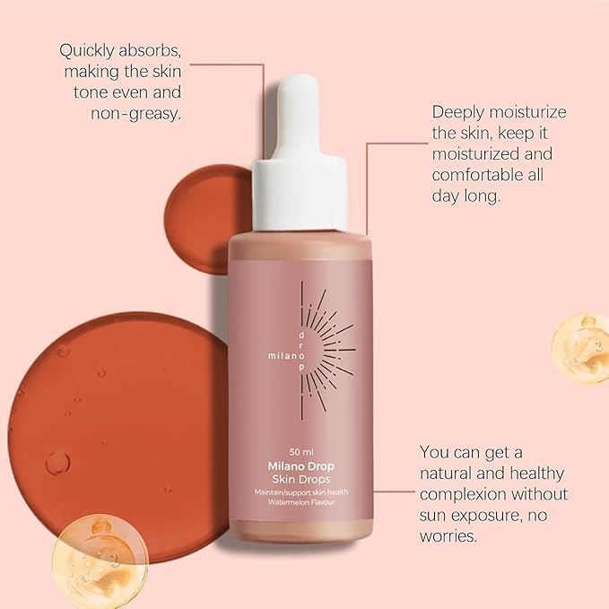 Tanning Face & Body Serum Drops – Natural Bronzing Glow