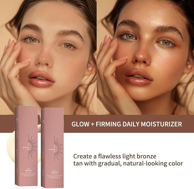 Tanning Face & Body Serum Drops – Natural Bronzing Glow