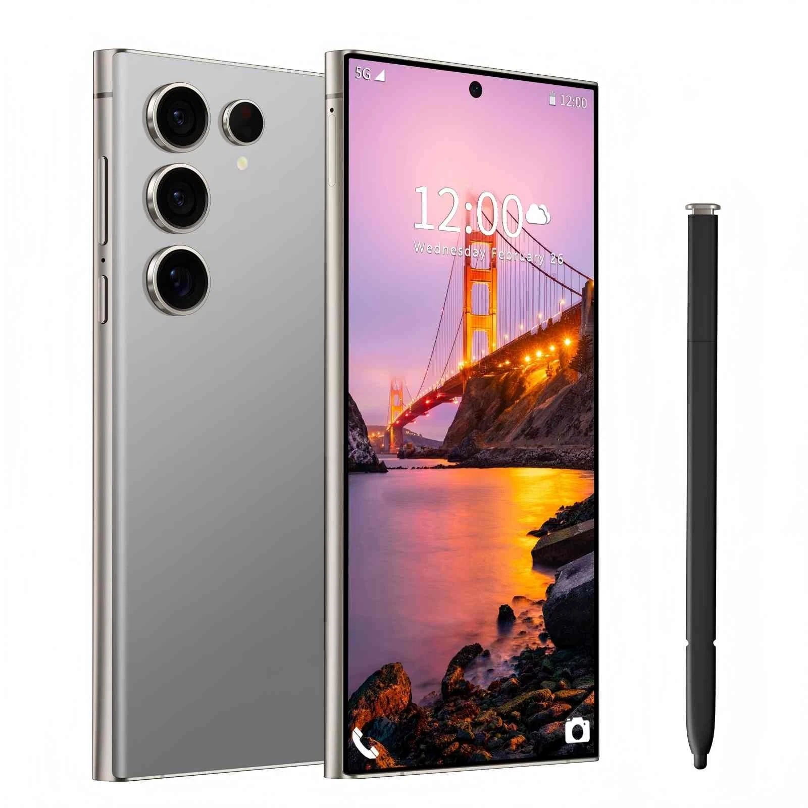 C24 Unlocked Phone Smartphone 8GB 256GB Android14.0 6800mAh 6.8inch 5G