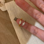 Women's Retro Minimalist Horse-Eye Diamond Ring