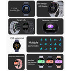 Blood Pressure & Blood Oxygen Health Detection Smart Watch