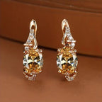 Hot Sale Ear drops Finely Inlaid Stud Earrings