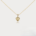 Jinai Heart Zircon Clavicle Necklace Niche And Sophisticated