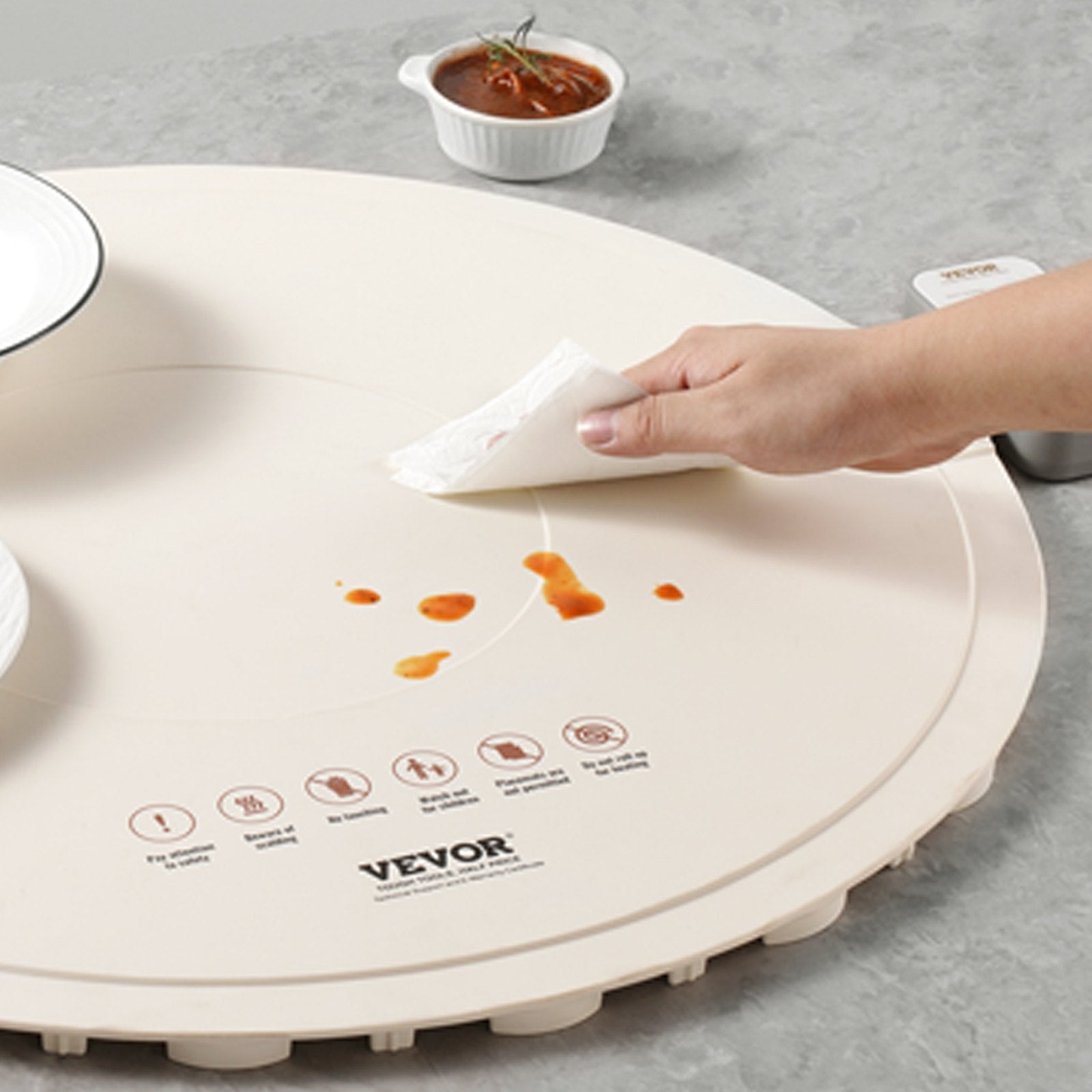Electric Warming Tray Rollable Food Warming Mat W/ Temp Control For Buffet