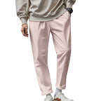 Men's Trousers With Pockets Casual Loose Comfortable Quick-drying Waist-tied Pants
