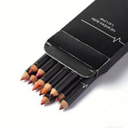 12 Color Lip Liner Pencil Set, High Pigmented Natural Lip Makeup Vegan Soft Pencils Longwear  Ultra Fine Lip Liners