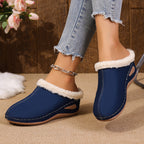 Fashion Plush Slippers Outdoor Wedges Sandals Women's Garden Shoes