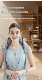 Shoulder Massage Instrument Neck Kneading Hot Compress Multi functional Wireless