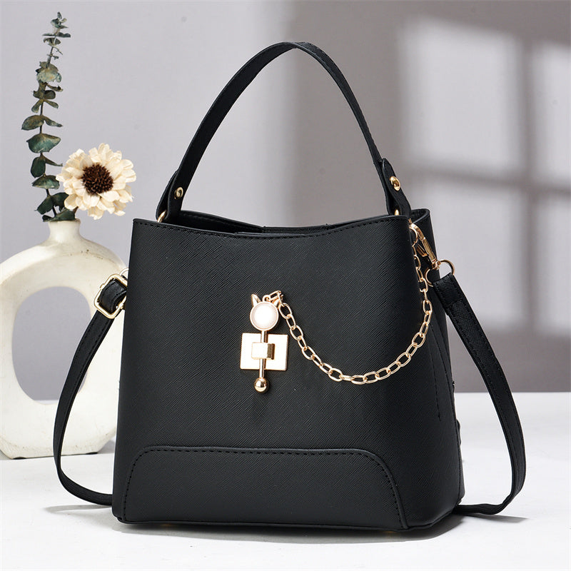 Classy Bucket Bag - Women Pu Leather Shoulder Women Bag Handbag Stylish Women Sling Bag Shoulder Ladies
