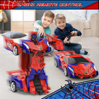 Transform Rc Cars For Boys 2.4Ghz Remote Control Car  Scale Transforming Robot, One Button Deformation 360 Rotation Car Toy Gifts For Boys