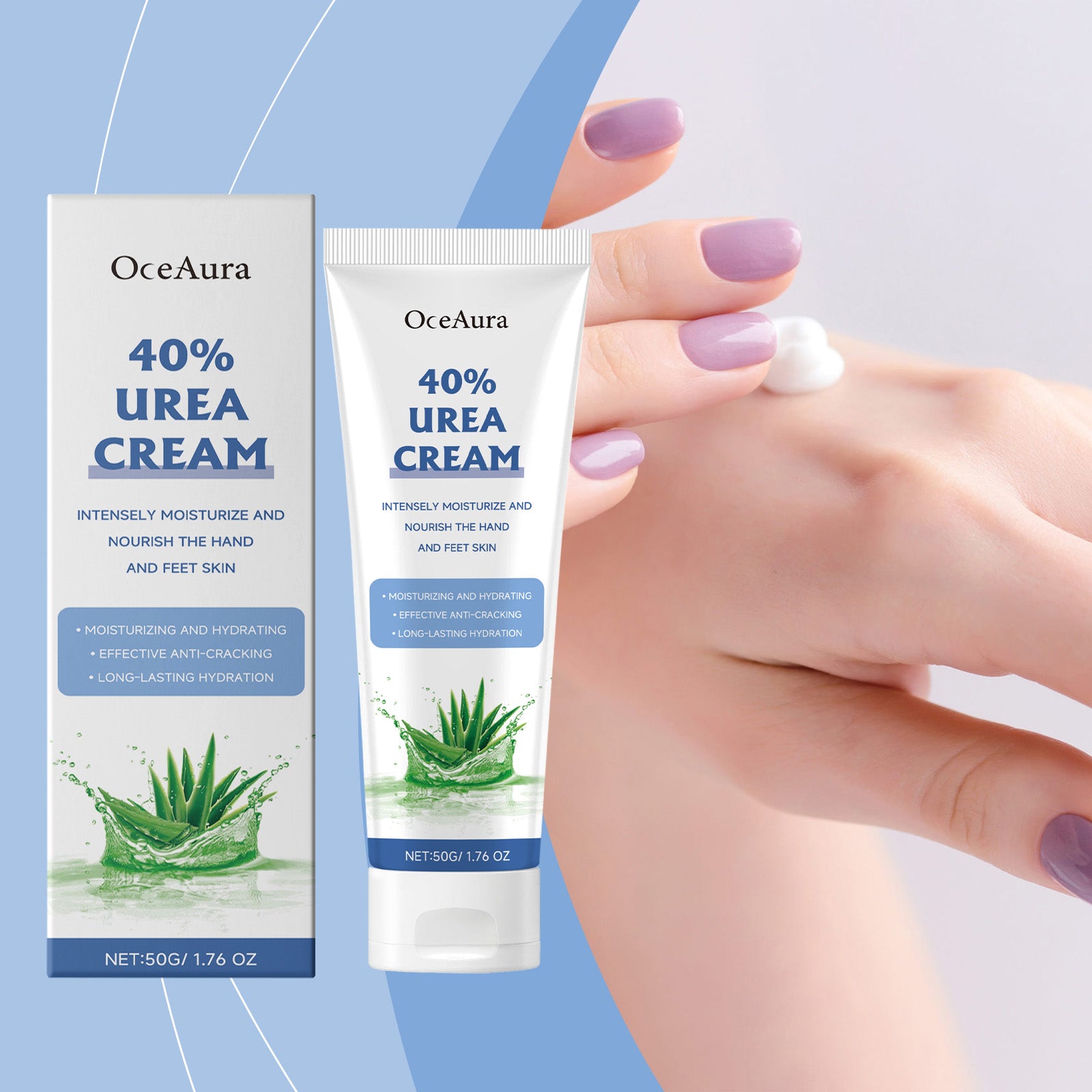 OceAura Moisturizing And Moisturizing Cream Daily Nourishes Skin, Softens, Exfoliates, Moisturizes, And Softens Skin