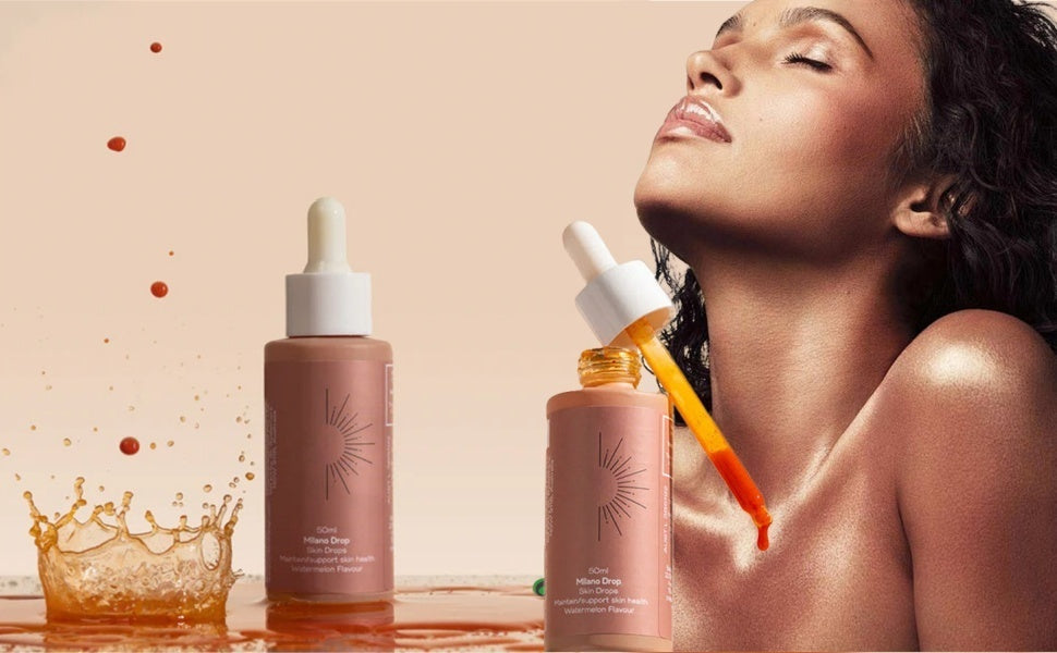 Tanning Face & Body Serum Drops – Natural Bronzing Glow
