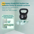 MiniJones Baby Bath Stand Suction Cup Wall-Mounted Adjustable Width Portable Standing Shower Holder