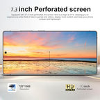 C25 Ultra Unlocked Phone,5G Smartphone 8GB 256GB 7.3-inch Android 14 Cell Phone 6800mAh Large Battery Dual SIM Face GPS