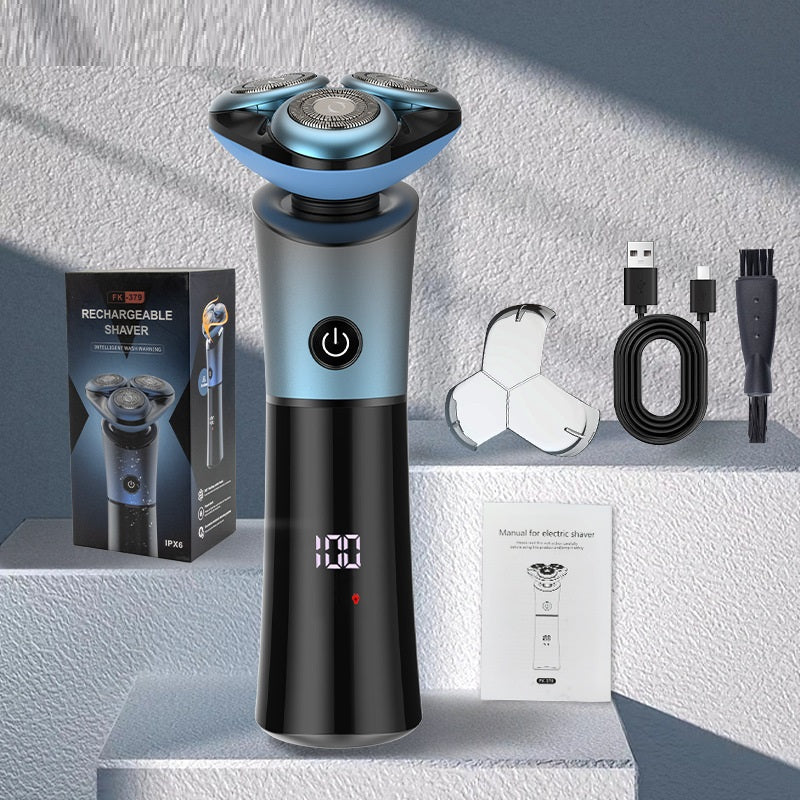 Color Matching Multi functional Shaving Fully Washable Intelligent 3D Floating Magnetic Suction Shaver