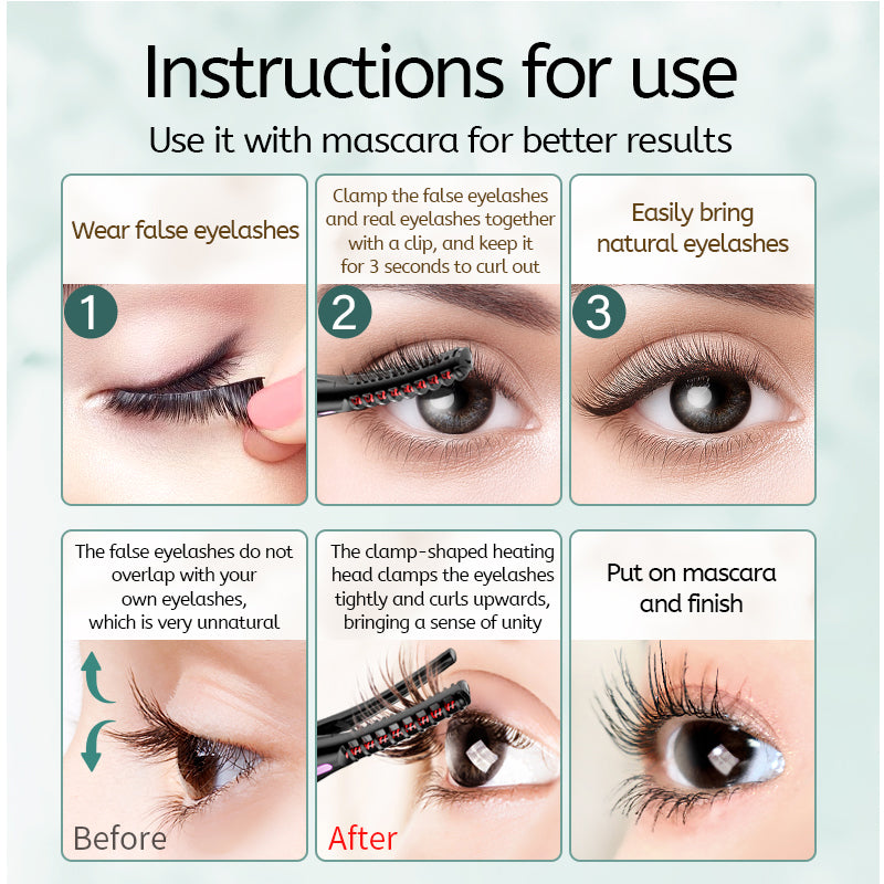 Rechargeable Mini Clip,Type USB Electric Heated Eyelash