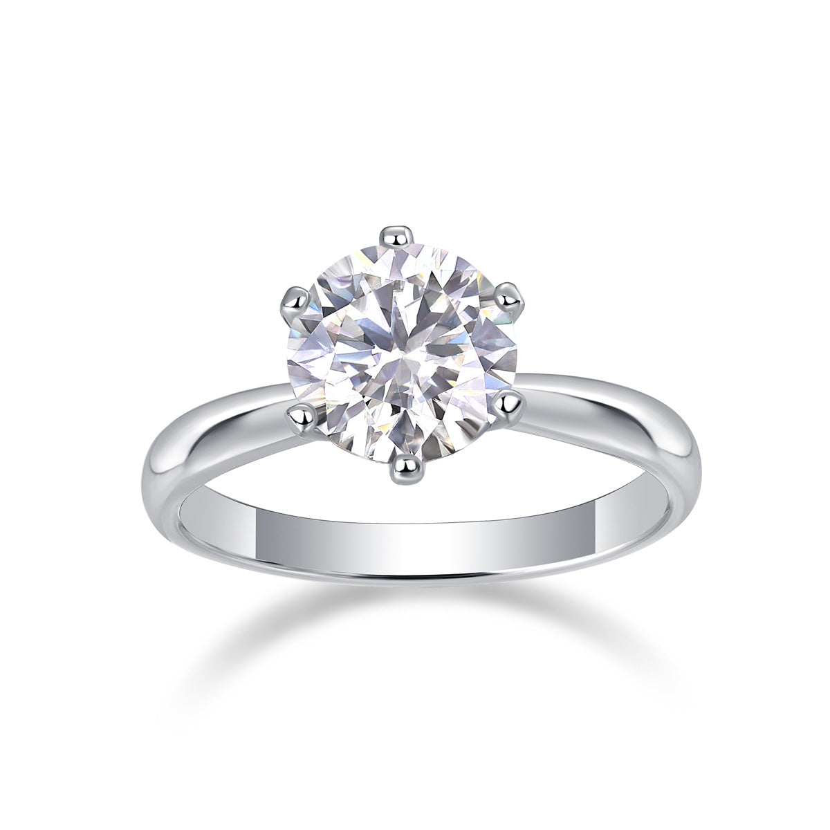 D-Color Moissanite 1-Carat Classic Couple Rings Unisex Design For Both Men And Women