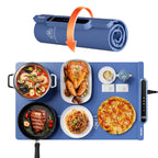 Silicone Food Heating Pad, Kitchen Dining Table Heating Pad, Heating Pad With 10 Temperature Settings, Foldable And Rollable Soft Table Pad, Buffet Party And Daily Household Electric Heating