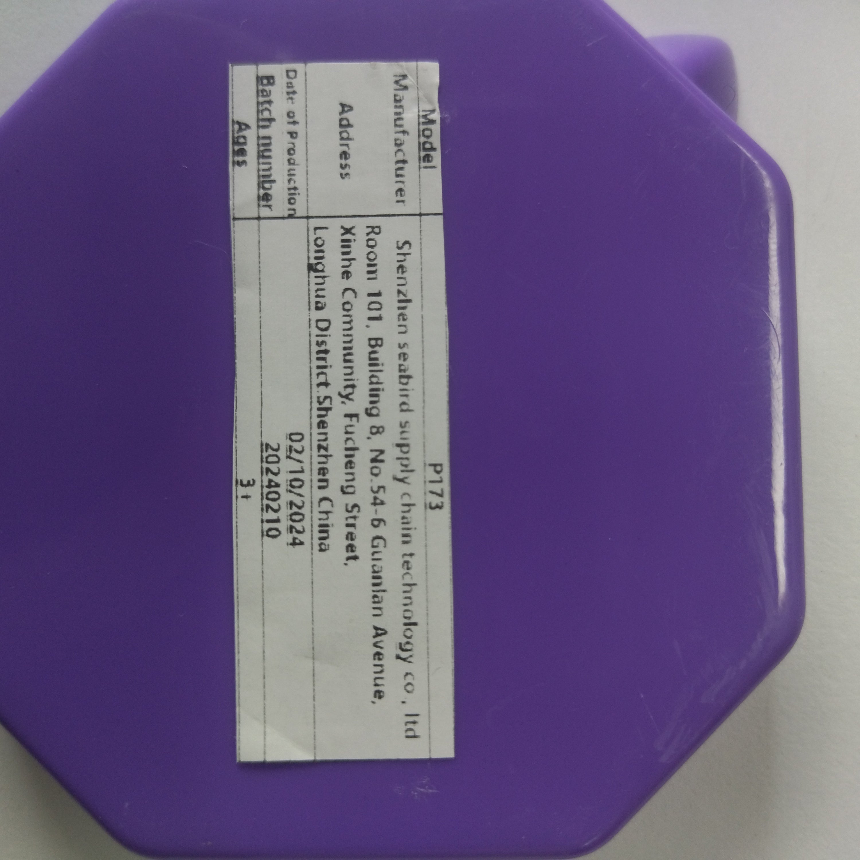 60-hole Bubble Gun - Purple