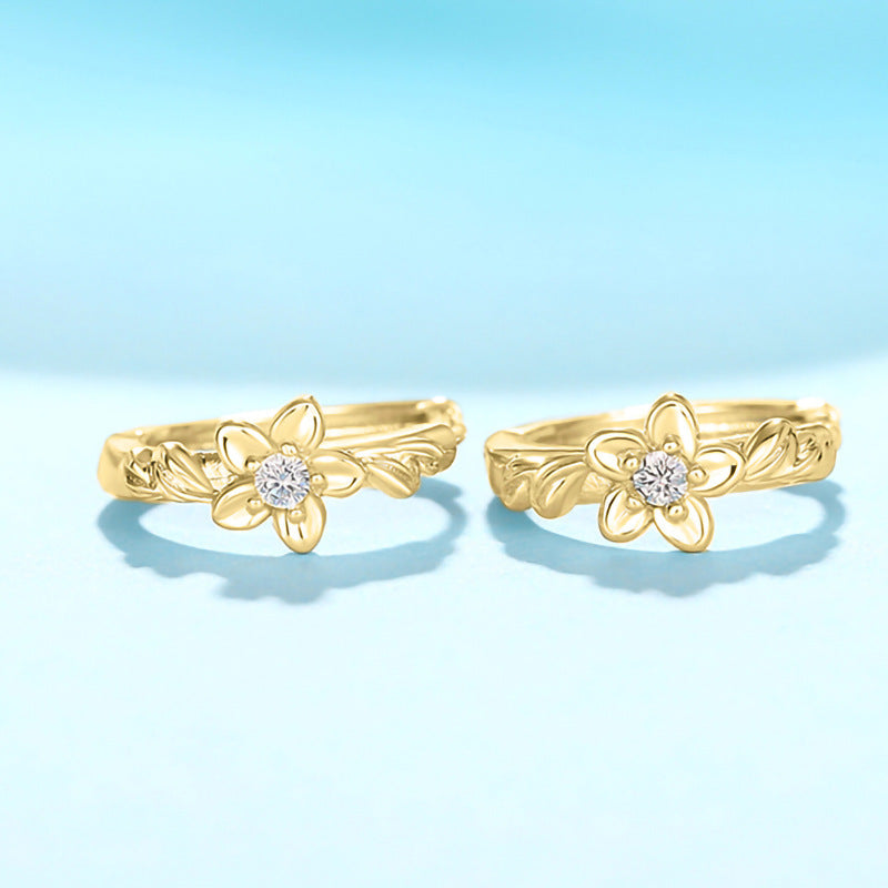 Delicate Floral Earrings For Women