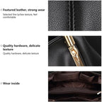 Women's Tote Bags, Large Leather Shoulder Bag Purse Top Handle Hobo Handbag