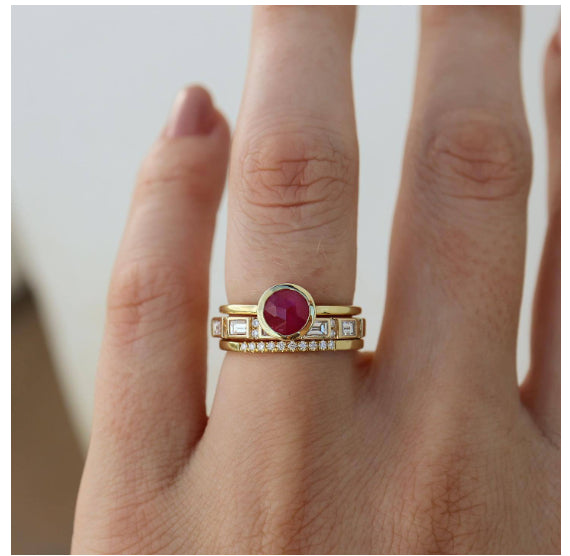 Stylish And Simple Personality Women's Ring