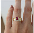 Stylish And Simple Personality Women's Ring