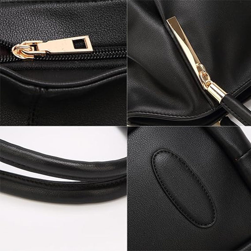 Women's Tote Bags, Large Leather Shoulder Bag Purse Top Handle Hobo Handbag