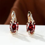 Hot Sale Ear drops Finely Inlaid Stud Earrings