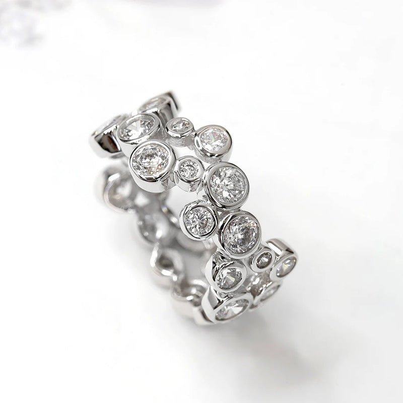 Geometric Circular Ring For Women With A Designer Aesthetic