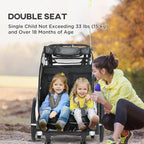 Bike Trailer for Kids 3 In1 Foldable Child Jogger Stroller Baby Stroller Transport Carrier with Shock Absorber System Rubber Tires Adjustable Handlebar Kid Bicycle Trailer White and Grey